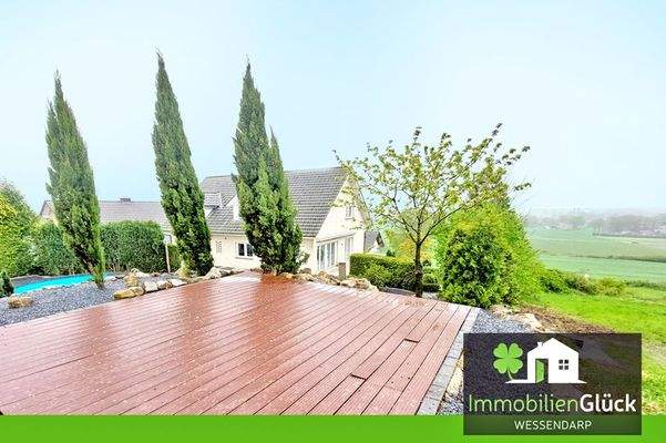 Sonnenterrasse mit Münsterlandblick