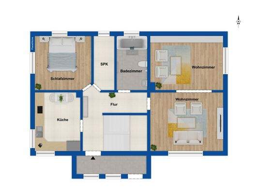 Grundriss Erdgeschoss