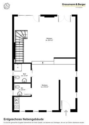 Grundriss EG Nebengebäude
