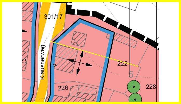 Mögliche Teilungslinie