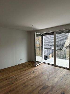 Wohnzimmer vor Bezug (Whg. 4.3)