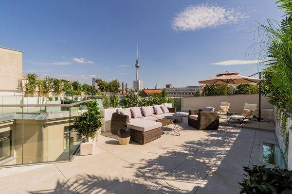 Terrasse mit Südostausrichtung