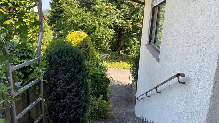 Treppenaufgang von oben