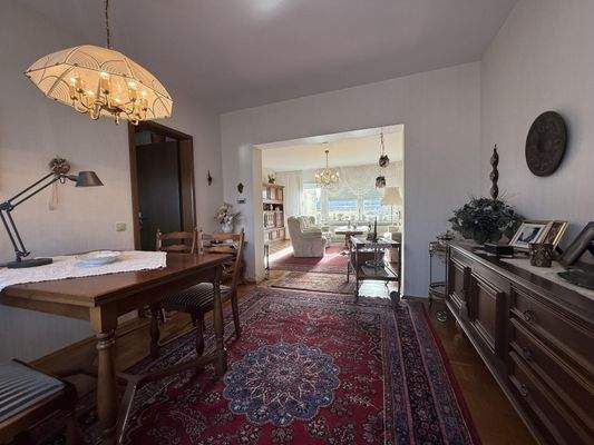 Blick zum Wohnbereich