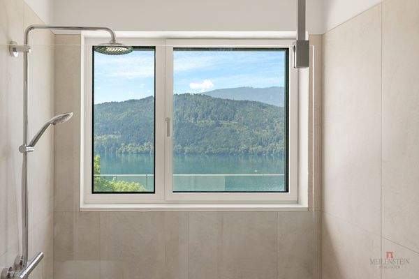 Ausblick Dusche
