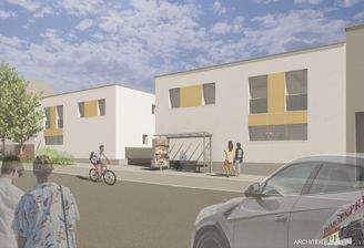 1 - RHA Wiener Straße - Straßenansicht