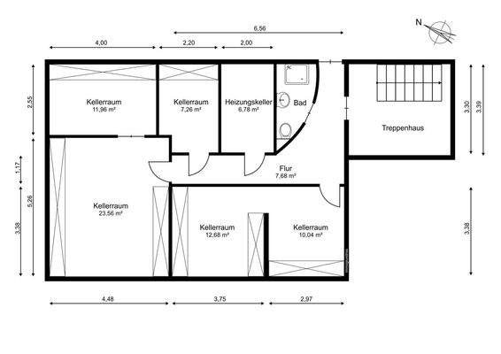 Grundriss Wohnhaus KG