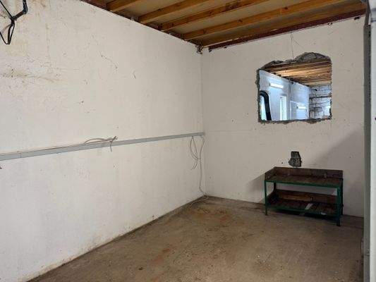 Abgetrennter Bereich in der Halle