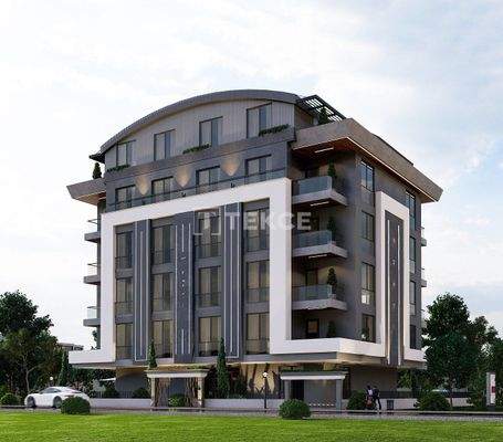 Furnished Flats with Modern Design in Hurma Konyaaltı
