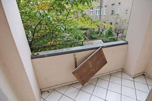 Balkon mit Westausrichtung