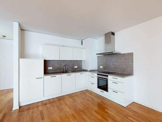 moderne Einbauküche (Musterwohnung)