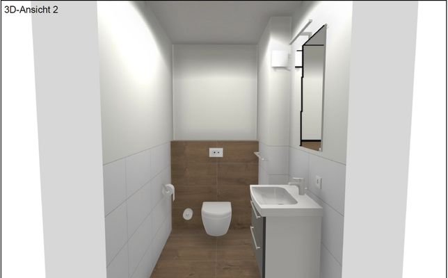 Visualisierung Gäste WC