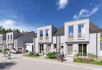 Visualisierung Straßenansicht (Haustyp B)