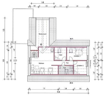 Grundriss Dachgeschoss