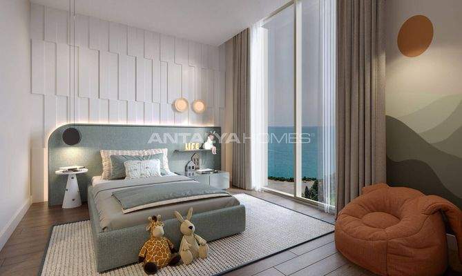 3-Bedroom Sea View Flats near Amenities in Muratpasa Antalya
