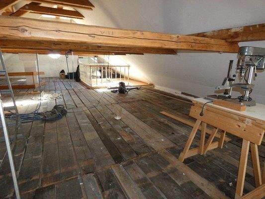 Dachboden Arbeitsbereich