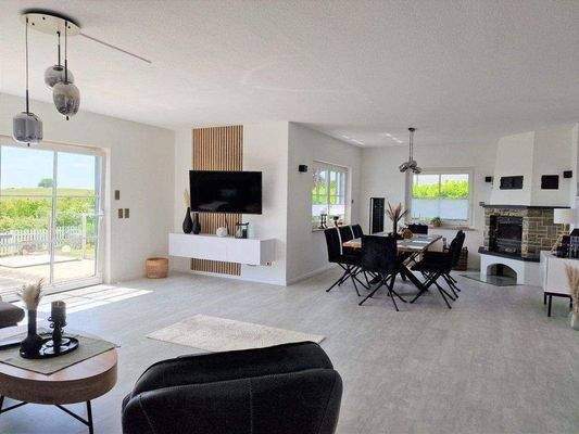 Blick vom Wohnzimmer