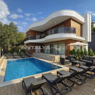 Detached Houses with Private Pools in Alanya Turkey