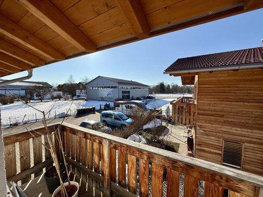 Blick vom Balkon der ELW der Gewerbehalle