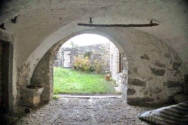 Ausgang zum kleinen Gartenbereich