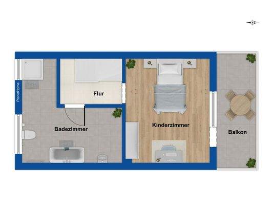 Grundriss Obergeschoss