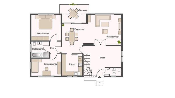 Grundriss Erdgeschoss