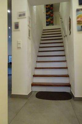Treppe zu den Kinderzimmern