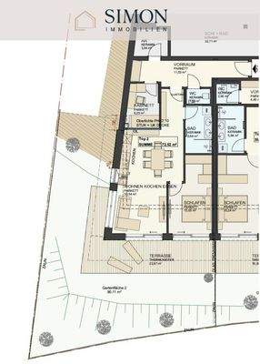 Grundriss TOP 2