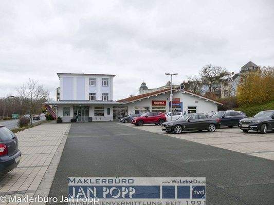 Ansicht Parkplatz Norma