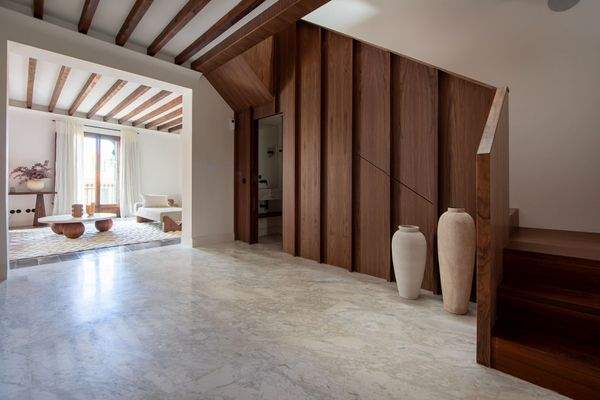 Treppen zum Schlafzimmertrakt