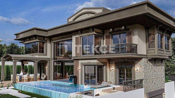 Sea View Villas with Pool in Kuşadası Yaylaköy