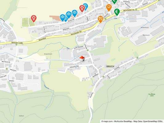 Geolyzer Kartenausschnitt