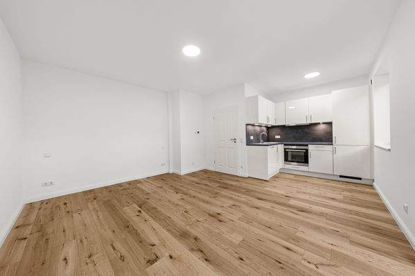 Wohn-/Schlafzimmer mit Küche