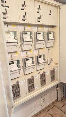 Elektroverteilung des Wohneingangs