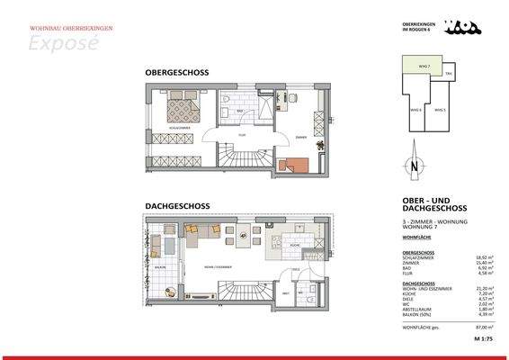 Ober- und Dachgeschoss