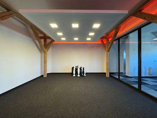 Raum mit Schallschutzverglasung