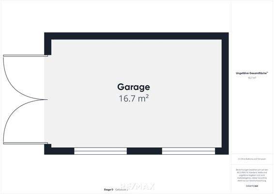 Grundriss Garage