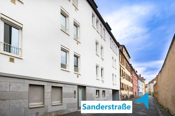 Außenansicht mit Sanderstraße