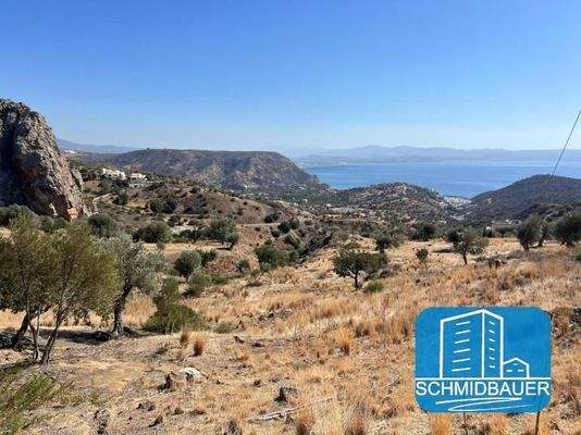 Kreta, Agia Galini: Grundstück mit Meerblick zu verkaufen