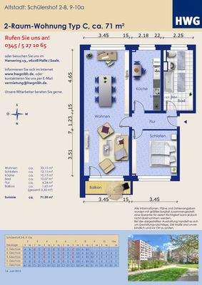 Grundriss zur Wohnung