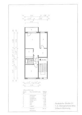 4.OG 3-R-WE vermaßt
