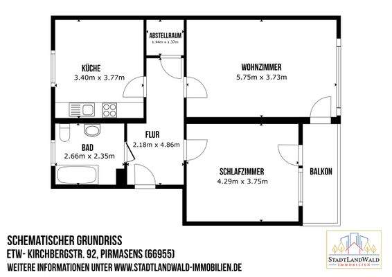 Schematischer Grundriss