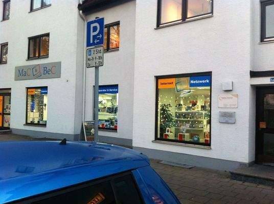 Direktdraufsicht Schaufenster