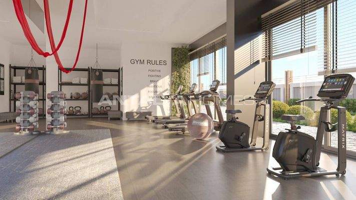 Properties in a Complex with Pool in Alanya Mahmutlar