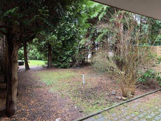 Grünbereich vor der Terrasse