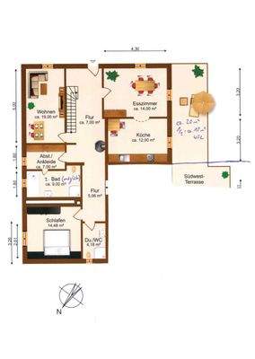 Erdgeschoss Grundriss