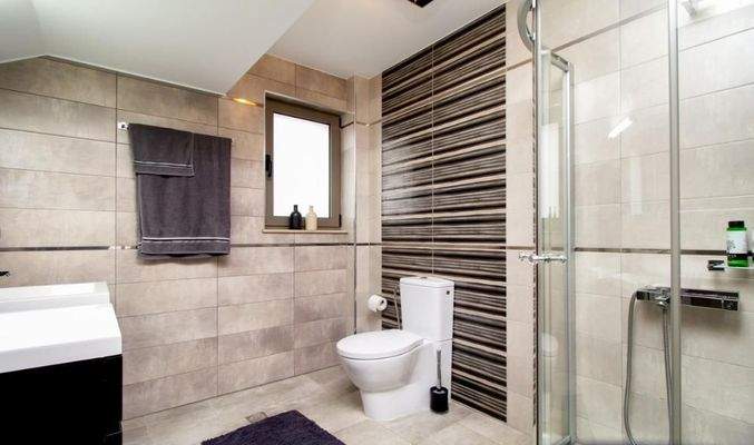 Kreta, Agios Onoufrios: Neu erbaute Villa mit perfektem Meerblick zu verkaufen