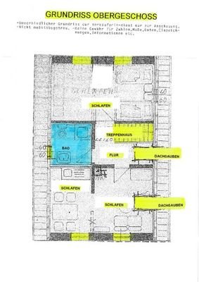 8 Obergeschoss Grundriss Haus 1