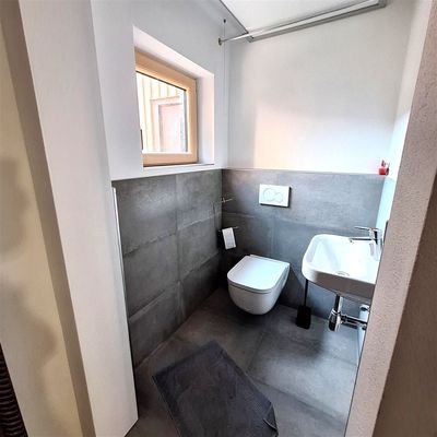 WC im Erdgeschoss