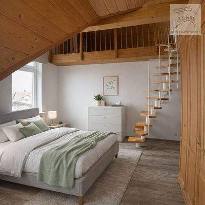 Schlafzimmer KI Visualisiert 